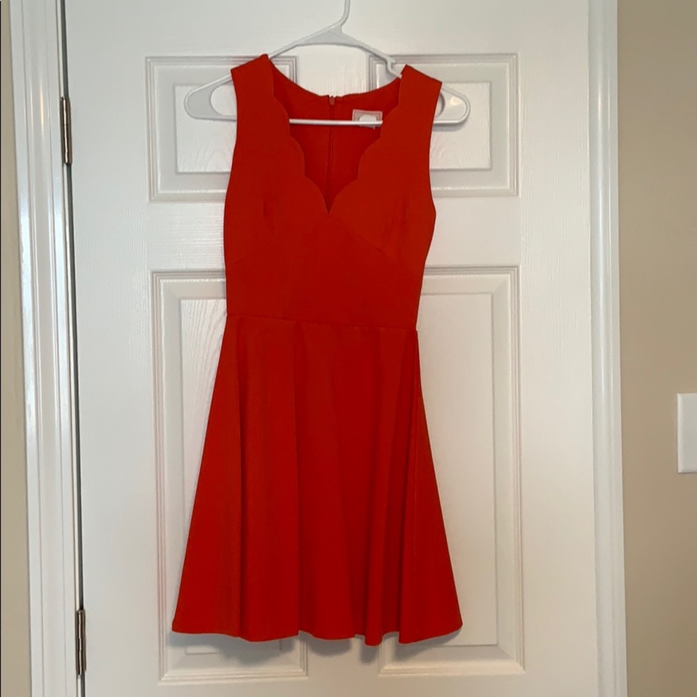 Red dress